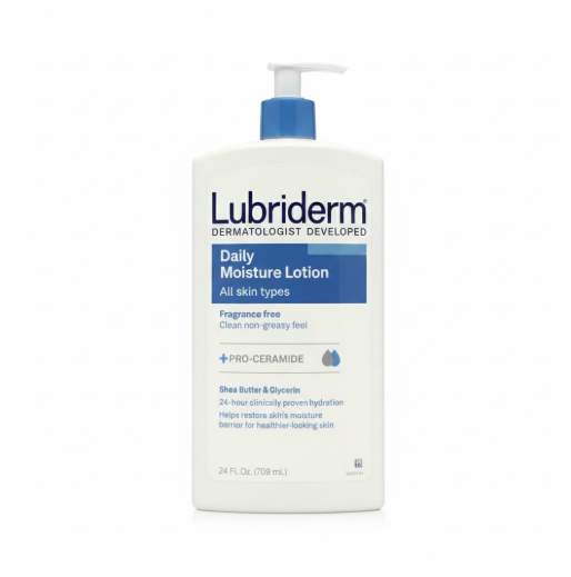Lubriderm Daily Moisture Lotion for All Skin Types with Shea Butter & Glycerin 709ml